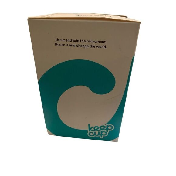 Keepcup Reusable Glass Coffee Cup Black 12Oz - Picture 2 of 5